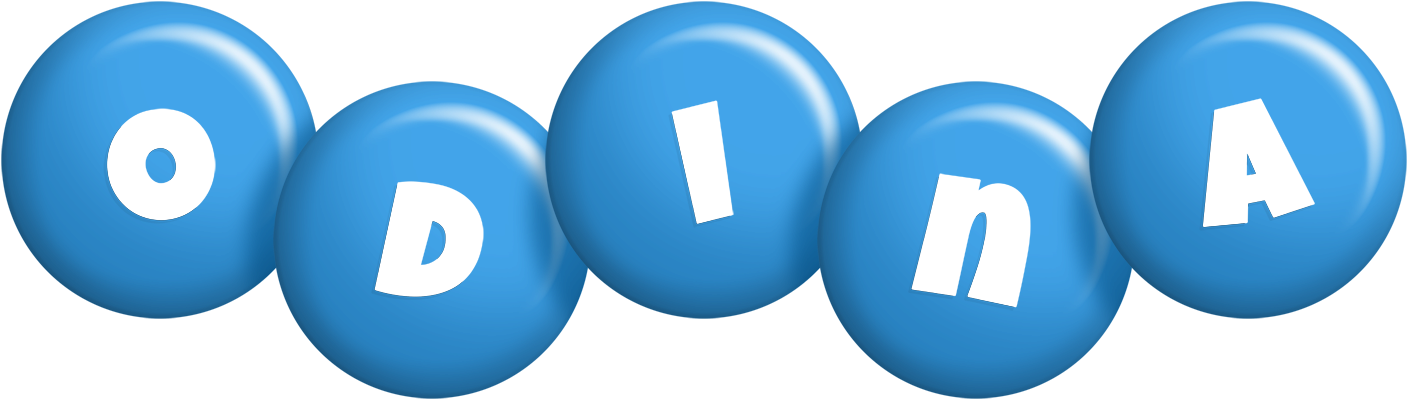 Odina candy-blue logo