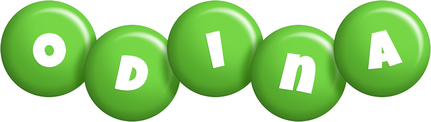 Odina candy-green logo