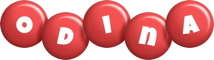 Odina candy-red logo