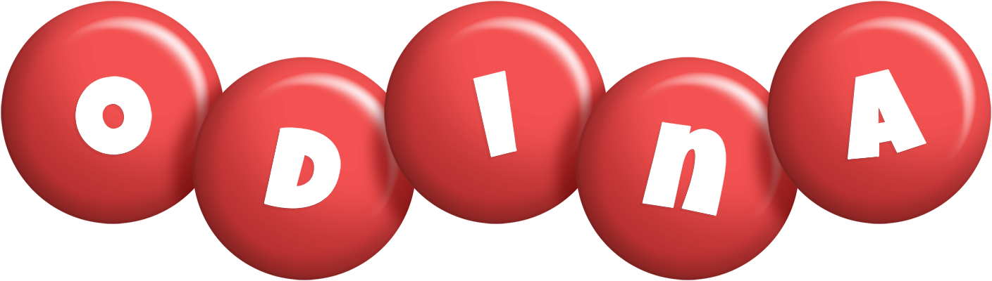Odina candy-red logo