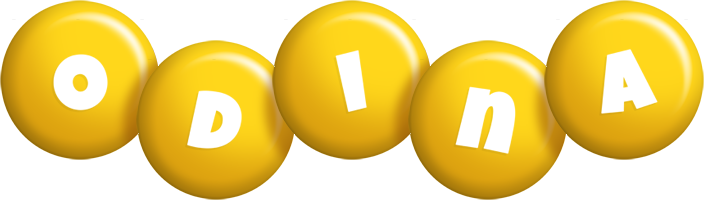 Odina candy-yellow logo