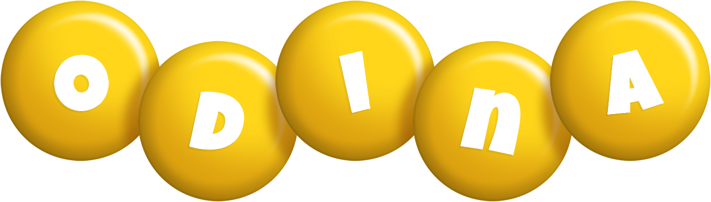 Odina candy-yellow logo