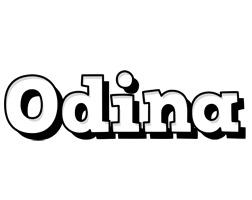 Odina snowing logo