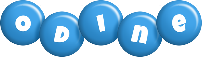 Odine candy-blue logo