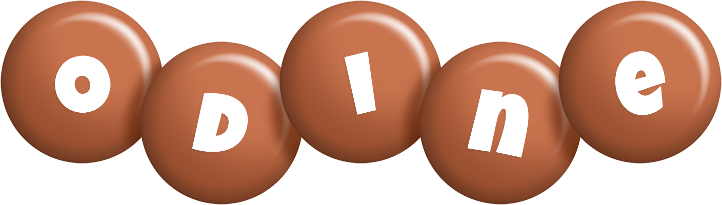 Odine candy-brown logo
