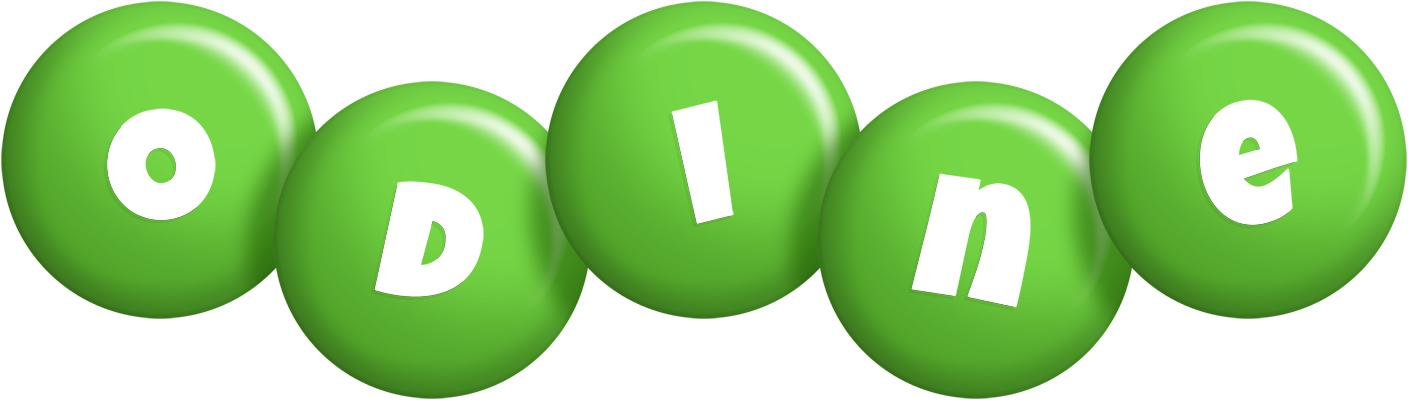 Odine candy-green logo