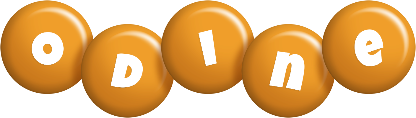 Odine candy-orange logo