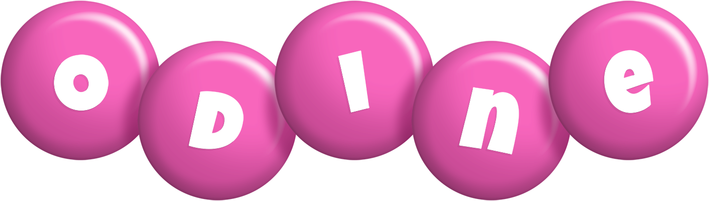 Odine candy-pink logo