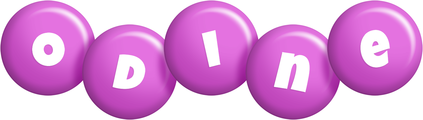 Odine candy-purple logo