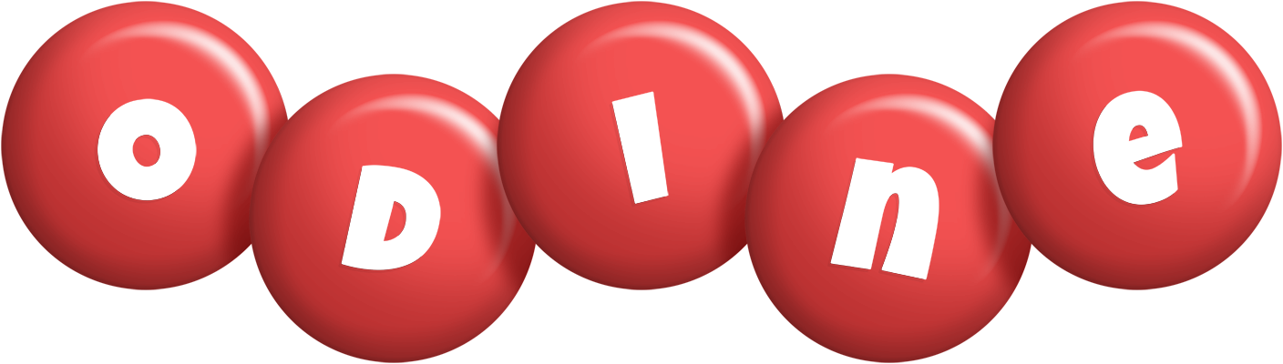 Odine candy-red logo