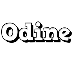 Odine snowing logo