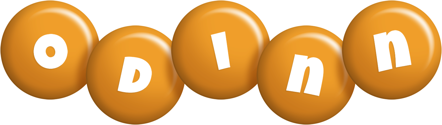 Odinn candy-orange logo