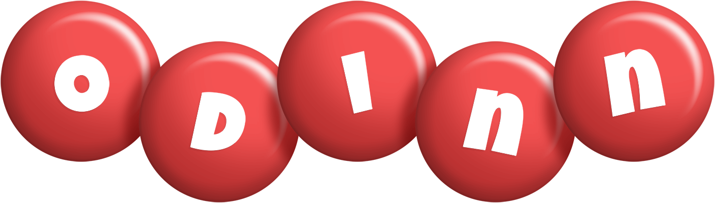 Odinn candy-red logo