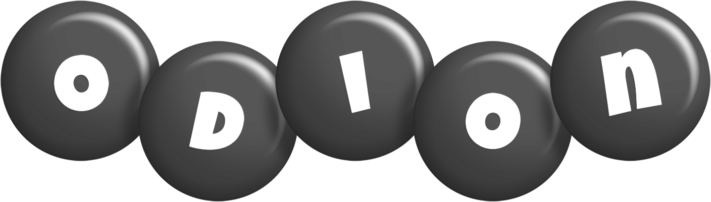 Odion candy-black logo