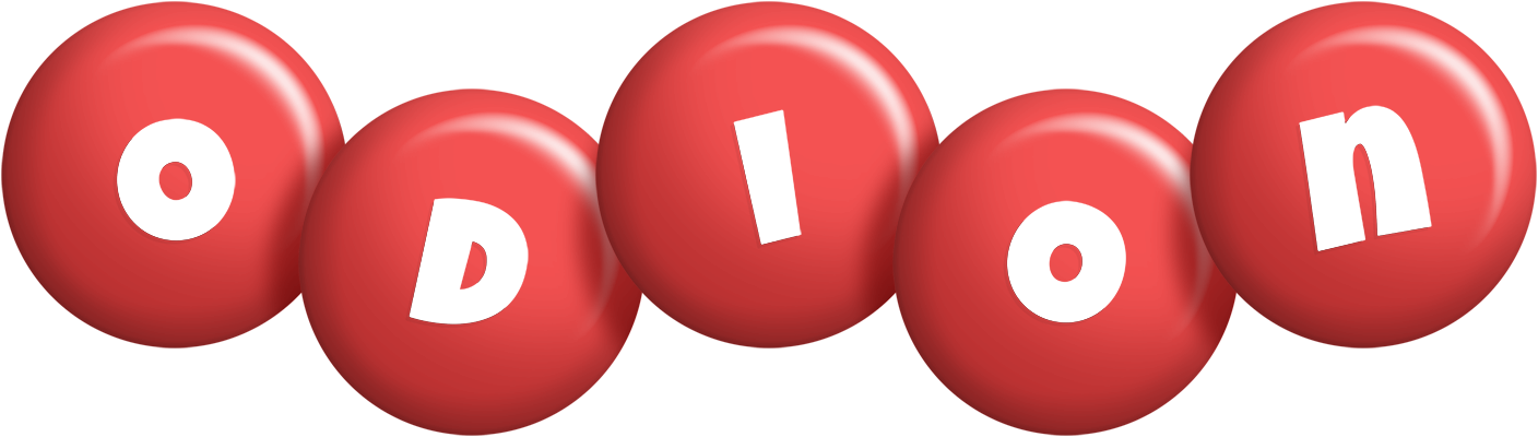 Odion candy-red logo