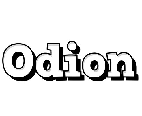 Odion snowing logo