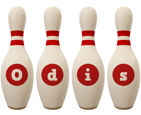 Odis bowling-pin logo
