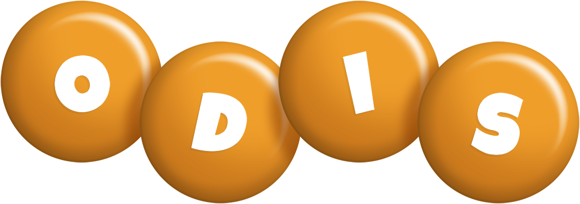 Odis candy-orange logo