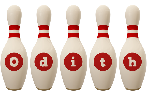 Odith bowling-pin logo