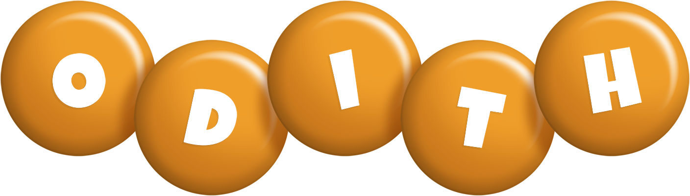 Odith candy-orange logo