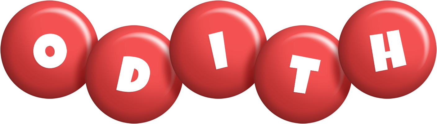 Odith candy-red logo
