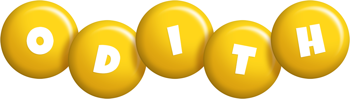 Odith candy-yellow logo