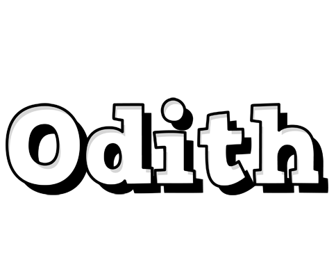 Odith snowing logo
