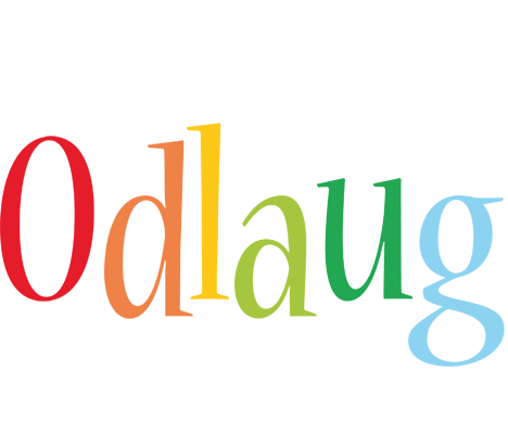 Odlaug birthday logo