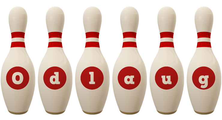 Odlaug bowling-pin logo