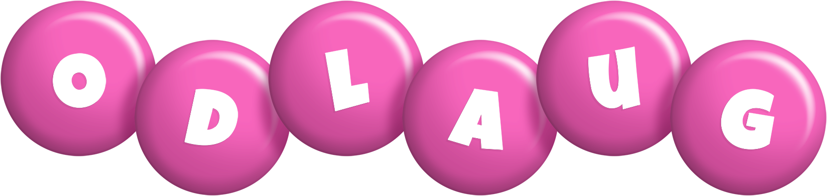 Odlaug candy-pink logo