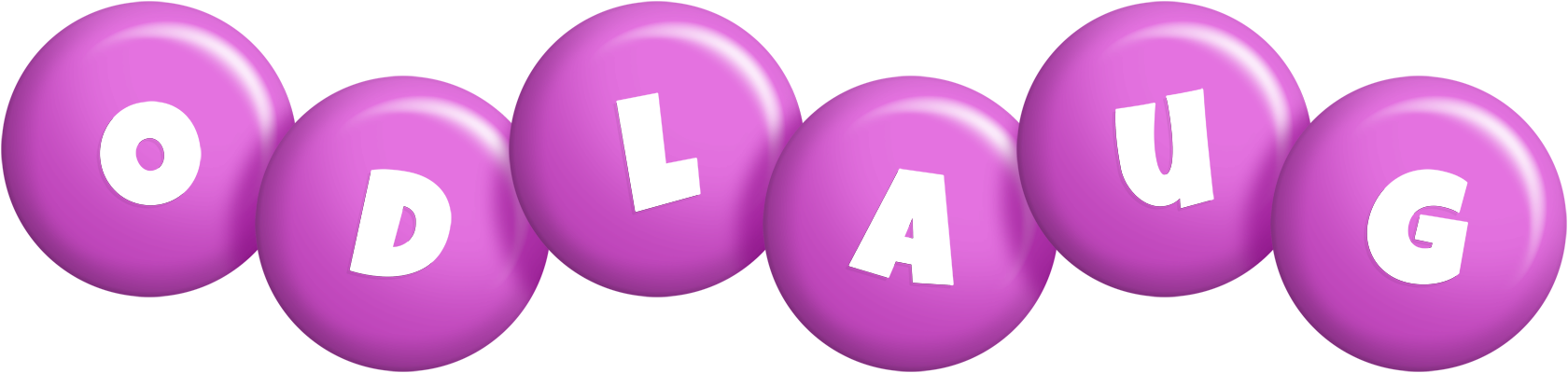 Odlaug candy-purple logo