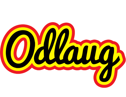Odlaug flaming logo