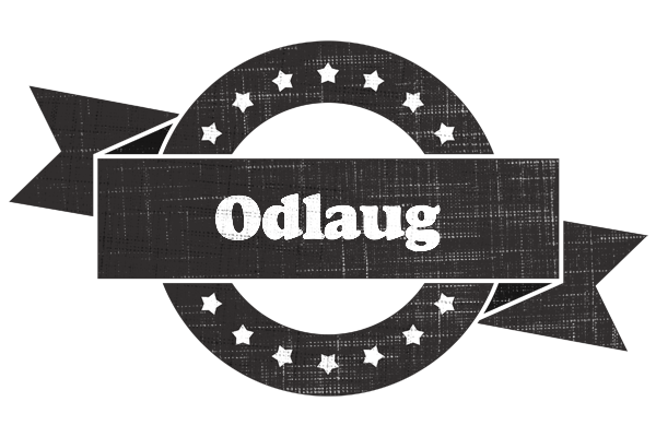 Odlaug grunge logo