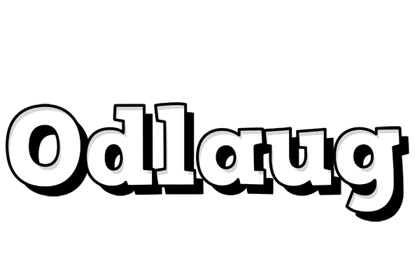 Odlaug snowing logo