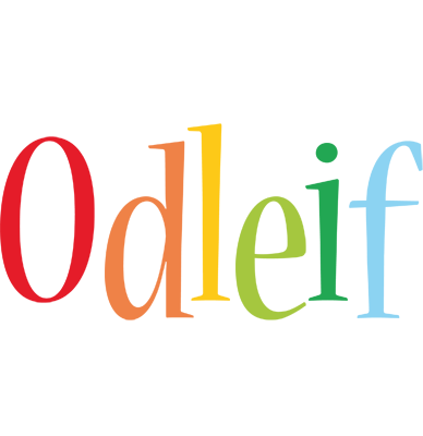 Odleif birthday logo