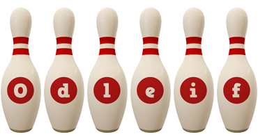 Odleif bowling-pin logo