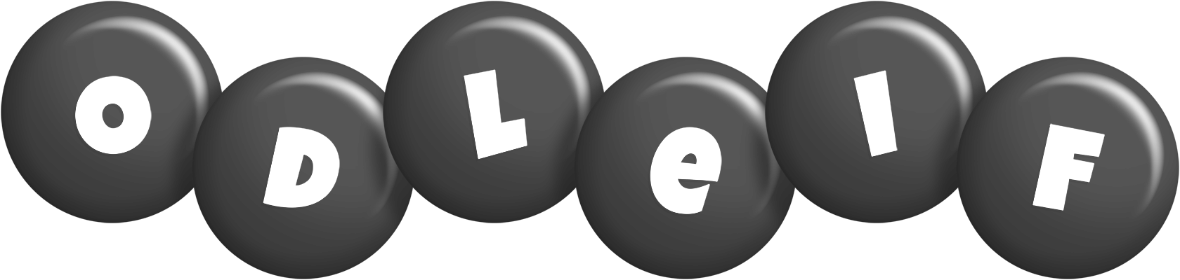 Odleif candy-black logo
