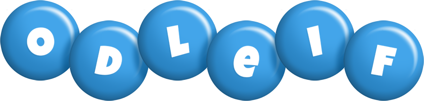 Odleif candy-blue logo