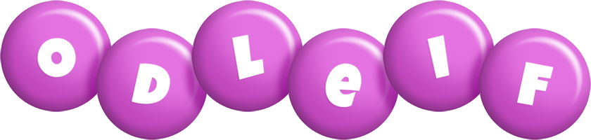 Odleif candy-purple logo