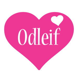 Odleif love-heart logo