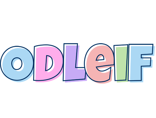 Odleif pastel logo
