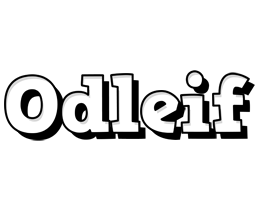 Odleif snowing logo