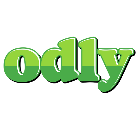 Odly apple logo