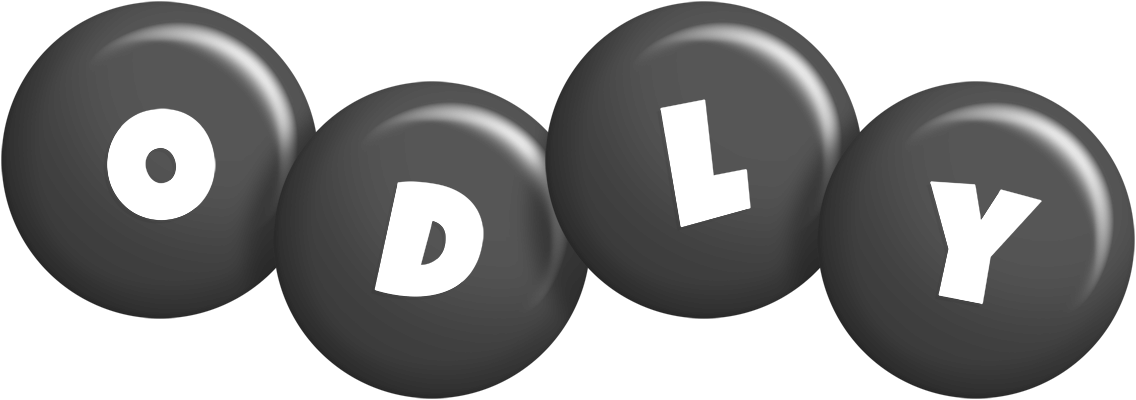 Odly candy-black logo
