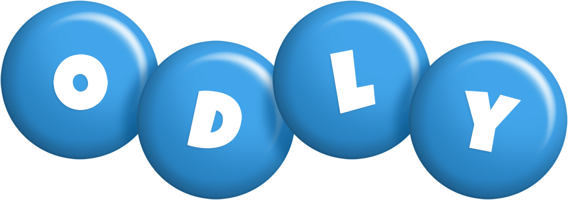 Odly candy-blue logo