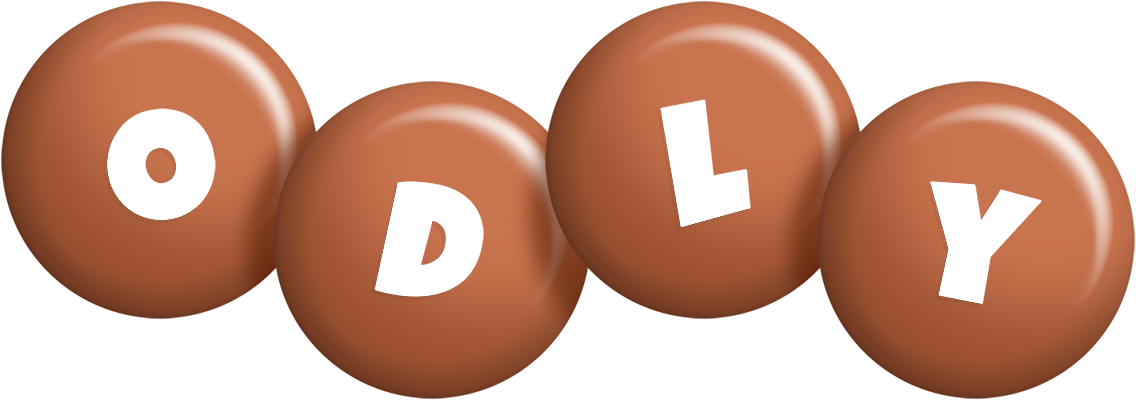 Odly candy-brown logo
