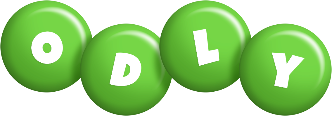 Odly candy-green logo