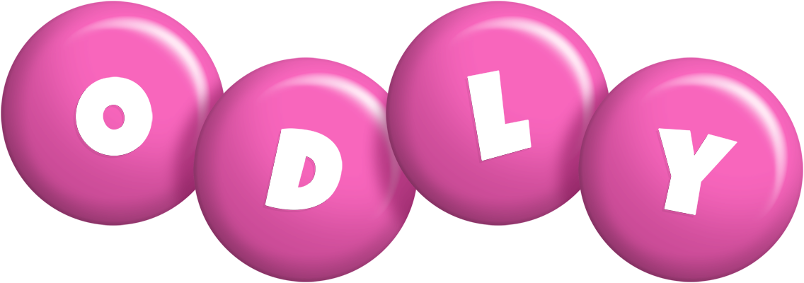 Odly candy-pink logo