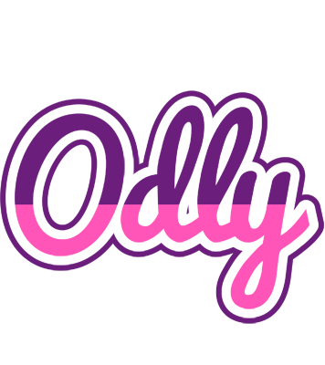 Odly cheerful logo