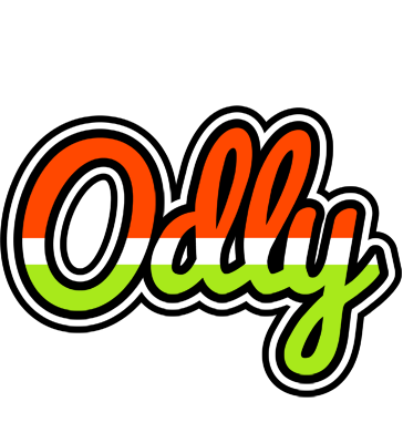 Odly exotic logo